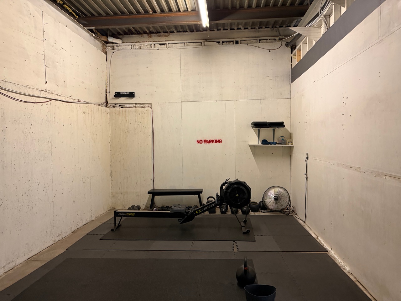 The training floor at No Parking fitness studio